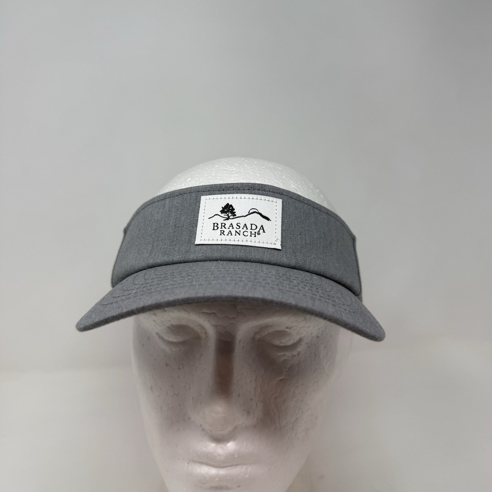 Brasada Ranch Golf Course Visor Adjustable Strap Back Gray - Picture 2 of 8